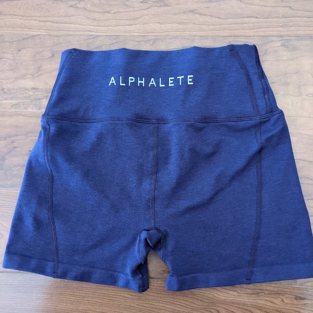 Alphalete Purple revival shorts Medium
